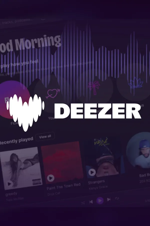 Arte de marca do Deezer
