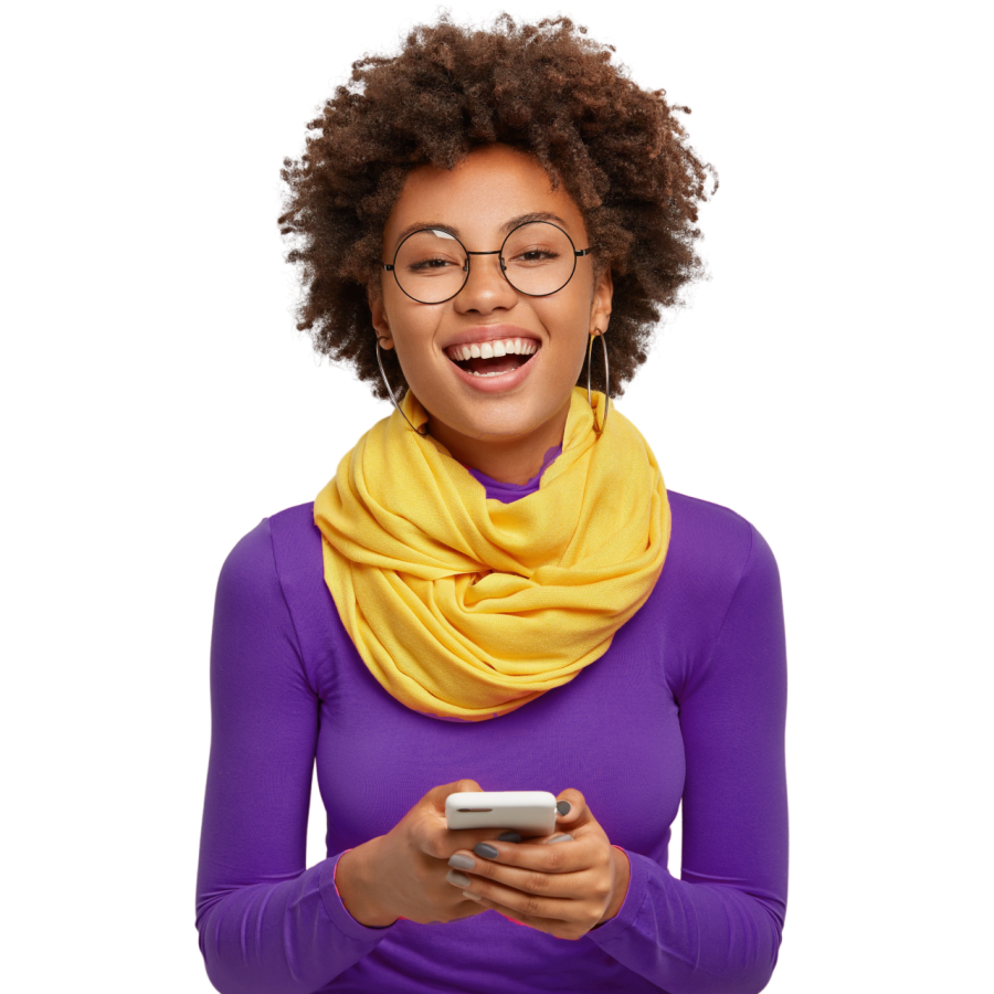 cheerful-teenager-with-toothy-smile-afro-hairstyle-holds-modern-cell-phone-chats-online-with-boyfriend-removebg